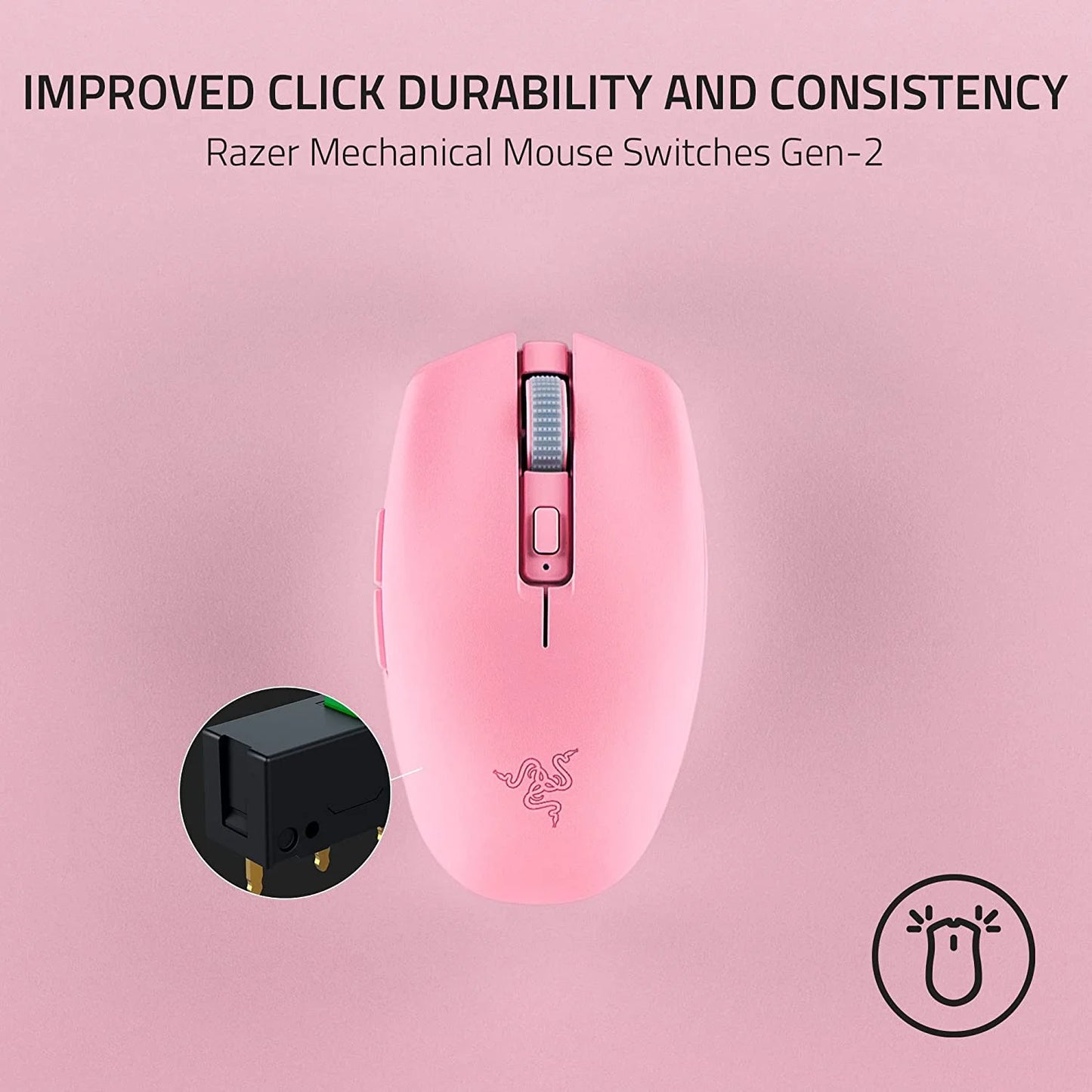 Orochi V2 Optical Bluetooth Gaming Mice, Quartz